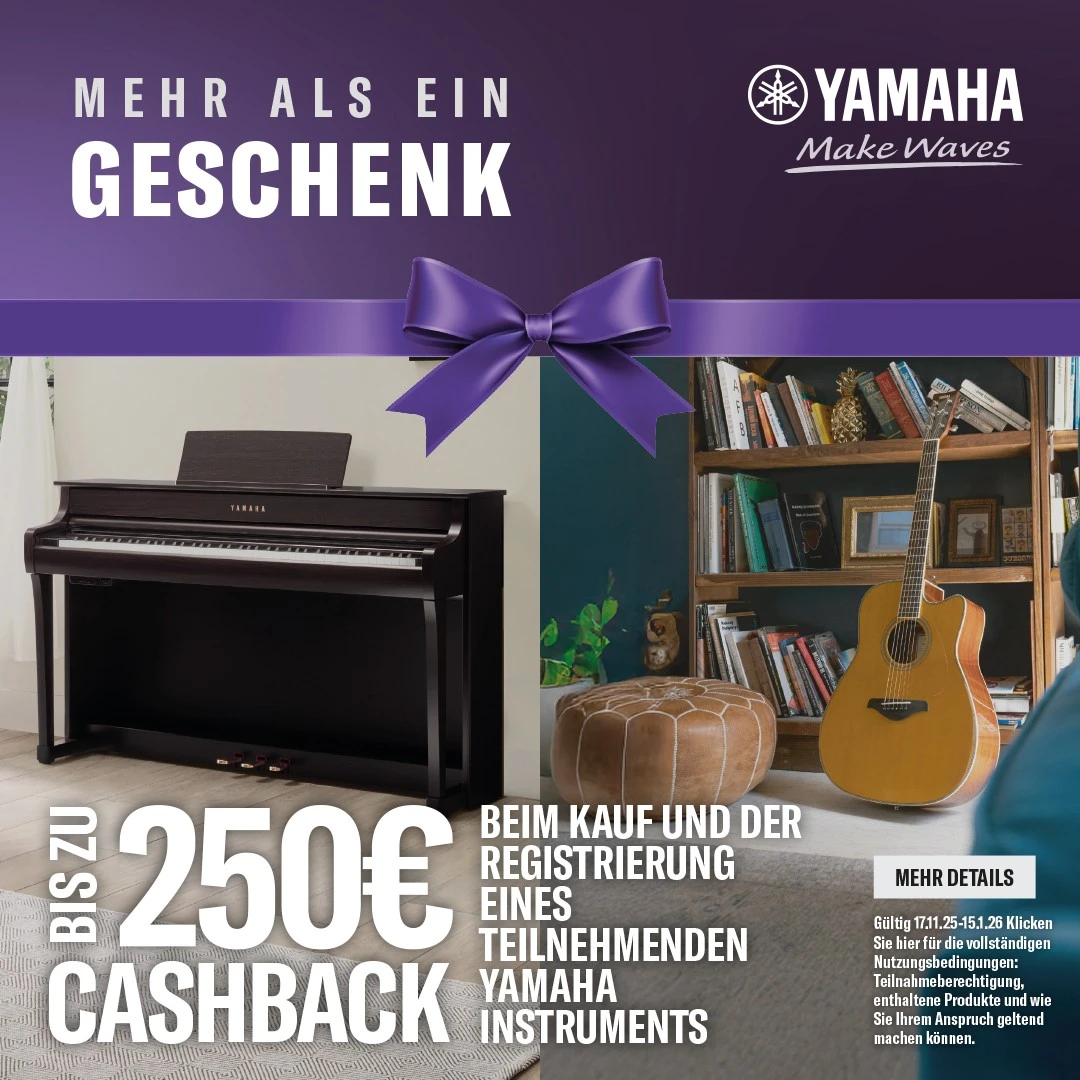 Yamaha Cashback Aktion